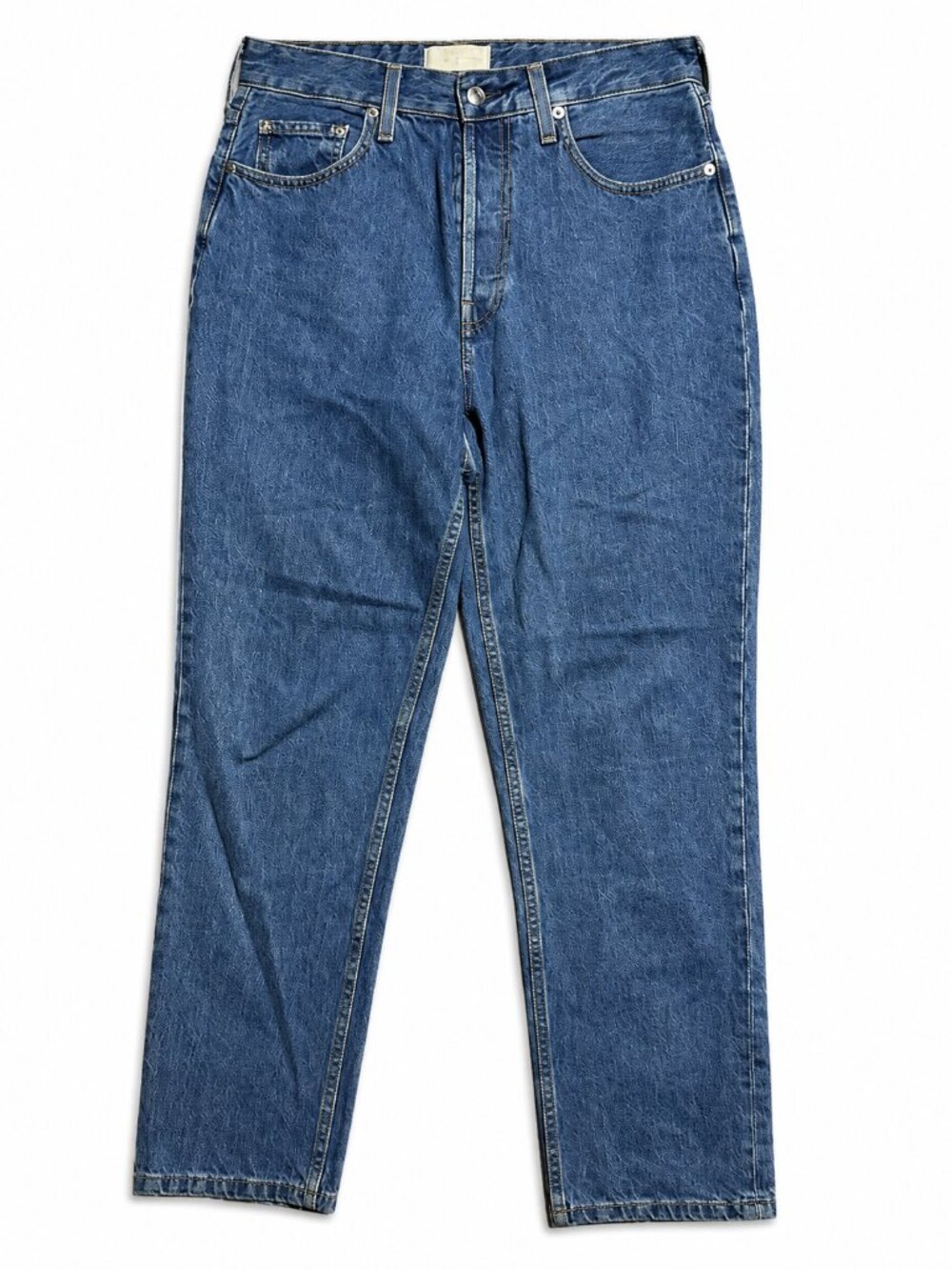 Everlane The Curvy 90's Cheeky Straight Blue Jeans Women's Size 30 Regular 30R